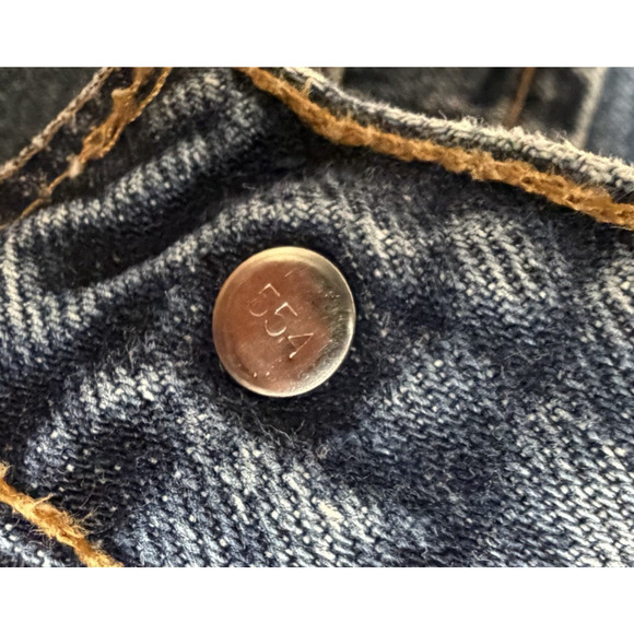 Vintage Levi’s 550 Relaxed Fit Jeans Mens 33x34 Medium Wash Blue Made In USA Y2K - Picture 11 of 16